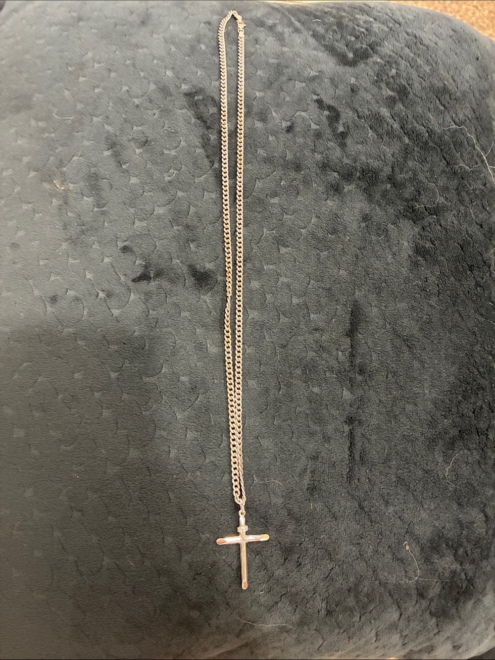 Classic Gold Cross Pendant Necklace - Gold 14 karat
